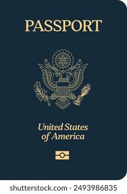 Passport cover of United States of America