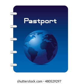passport document id isolated icon vector illustration design