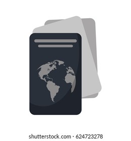 passport document identification icon