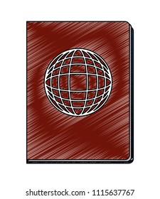 passport document isolated icon