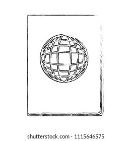 passport document isolated icon