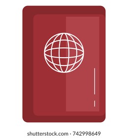 passport document isolated icon