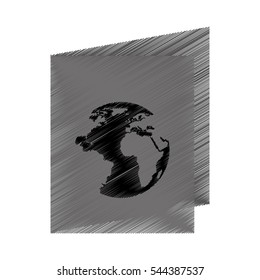 passport document isolated icon vector illustration design