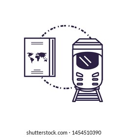 passport document travel with train
