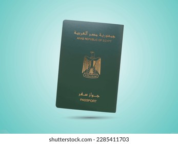 Passport of Egypt. Vector illustration . Template for your design