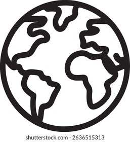 passport globe stencil icon silhouette vector illustration