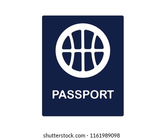 passport glyph icon , designed for web and app