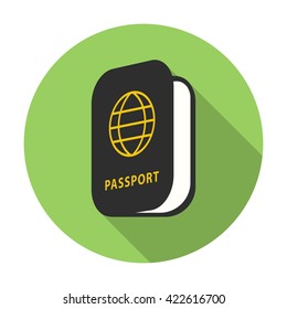 Passport icon.  