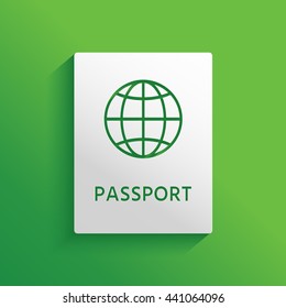 Passport icon.