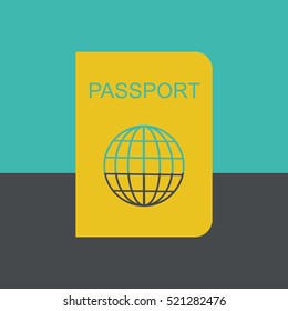 Passport icon.