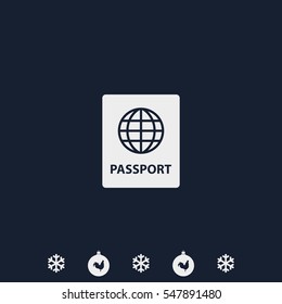 Passport icon.