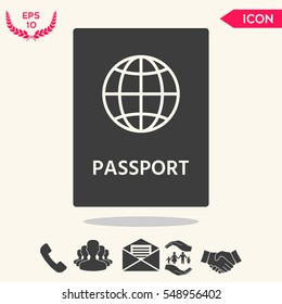 Passport icon.