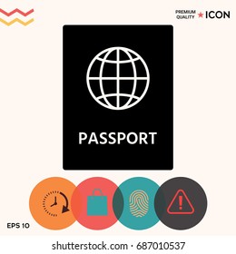 Passport icon.
