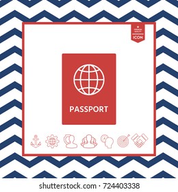 Passport icon.