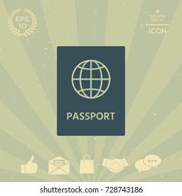 Passport icon.
