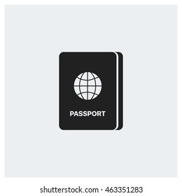 Passport Icon, Citizenship Icon, Immigration Icon, Flat Web, Material Icon, Ios Icon, Image Jpg, Vector Eps