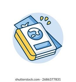 Ícone Passport limpo e ilustração vetorial moderna