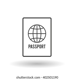 passport icon design 