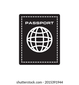 Passport Icon Design Vector Graphic Illustration Template In Trendy Flat Style Sign And Symbol . Suitable for website design, logo, app, and ui. EPS 10.