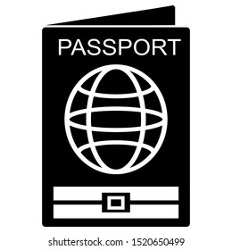 passport icon design vector template