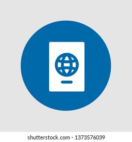  Passport icon. Editable  Passport icon for web or mobile.