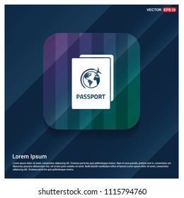 Passport Icon - Free vector icon