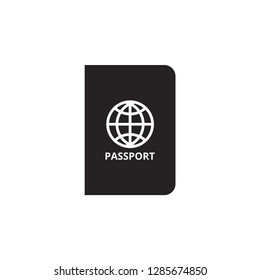 Passport icon graphic design template vector isolated