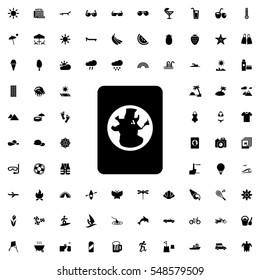 passport icon illustration isolated vector sign symbol