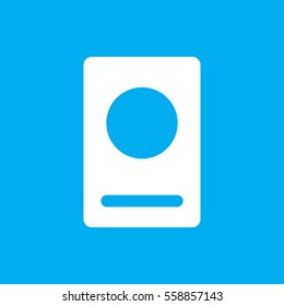 passport icon illustration isolated vector sign symbol