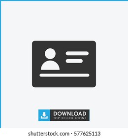 passport icon illustration isolated vector sign symbol