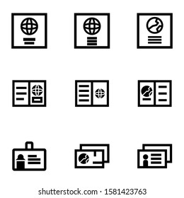 passport icon isolated sign symbol vector illustration - Collection of high quality black style vector icons
