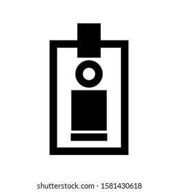 passport icon isolated sign symbol vector illustration - high quality black style vector icons
