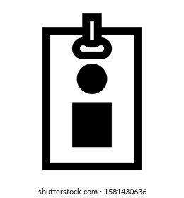 passport icon isolated sign symbol vector illustration - high quality black style vector icons
