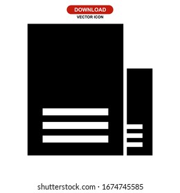 passport icon or logo isolated sign symbol vector illustration - high quality black style vector icons
