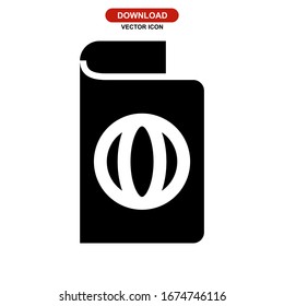 passport icon or logo isolated sign symbol vector illustration - high quality black style vector icons
