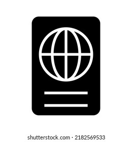 passport icon or logo isolated sign symbol vector illustration - high quality black style vector icons

