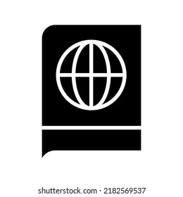passport icon or logo isolated sign symbol vector illustration - high quality black style vector icons
