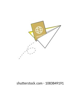 Passport Icon . Modern Icon