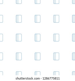 passport icon pattern seamless white background. Editable line passport icon. passport icon pattern for web and mobile.