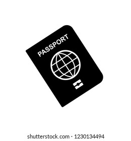 Passport Icon. Personal Identification Vector.