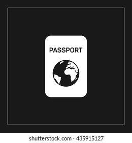 passport icon. passport sign