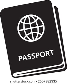 Passport Icon for Travel and Adventure Themes