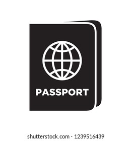 Passport Icon Trendy Flat Design Stock Vector (Royalty Free) 1239516439 ...