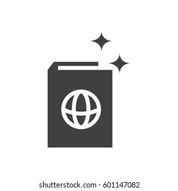 Passport icon vector design