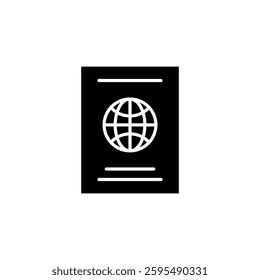 passport icon vector design concept
