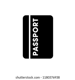 passport icon vector design. icon vector glyph style