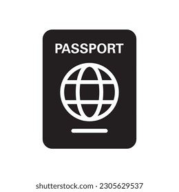 passport icon vector design illustration
