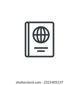 ícone Passport, ilustração do vetor Passport
