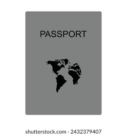 passport icon vector illustration design