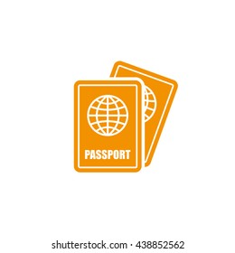 passport icon vector illustration EPS 10